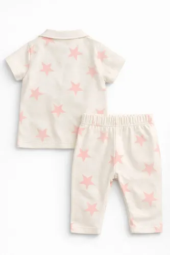 Resim U.S. Polo Assn Bebek Kız Bebek Pijama Takım USB3050