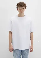 Resim Mavi Kısa Kol Erkek T-Shirt M0611924-620
