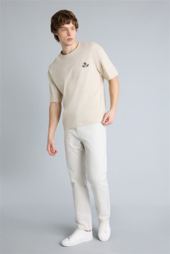 Resim Defacto Erkek T-shirt H2354AX/BG106