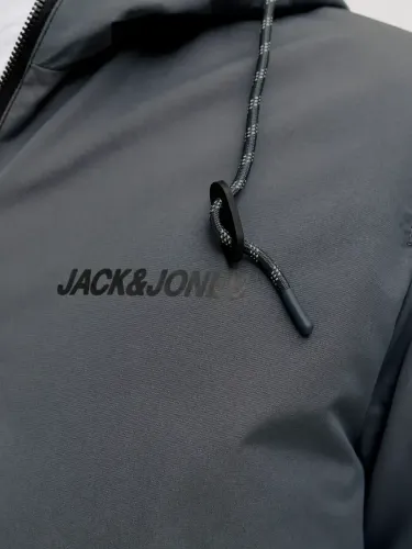 Resim Jack & Jones Jjerush Hood Bomber Noos Erkek Mont 12200208