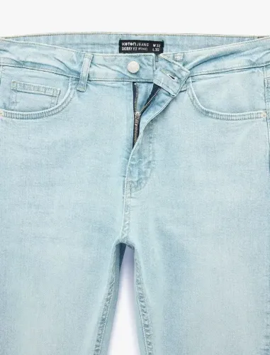 Resim Koton Erkek Jean Pantolon 7WAM40084ND