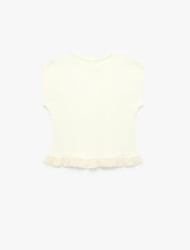 Resim Koton Kız Bebek T-shirt 6SMG10068AK