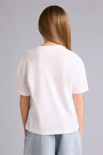 Resim Defacto Kız Çocuk T-shirt D9099A8/WT34