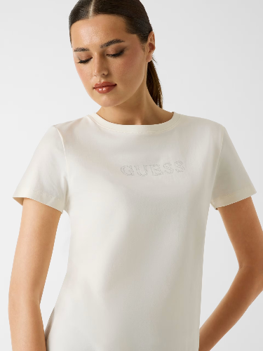 Resim Guess Athleisure  Kadın  T-shirt V3BI11J1314-G9L9 Brıana Ss T-Shırt