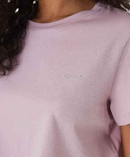 Resim Guess Athleisure  Kadın  T-shirt V6GI17K2984-G66R Selene Ss Cn T-Shırt