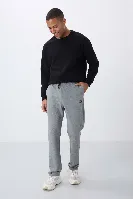 Resim T06Er-84682 Düz Paça Erkek Eşofman Alt