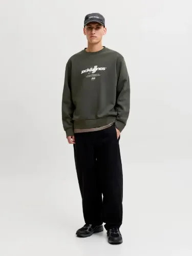 Resim Jack & Jones Jcoclub Brandıng Sweat Crew Neck Erkek Sweat 12300460