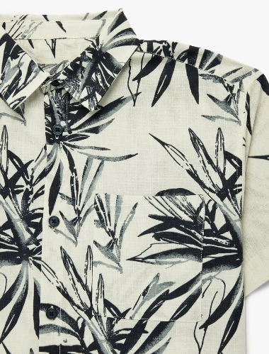 Resim Koton Erkek Çocuk Kısa Kol  Gömlek 6SKB60036TW