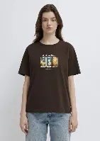 Resim Mavi Kadın T-shirt M1613907-90707
