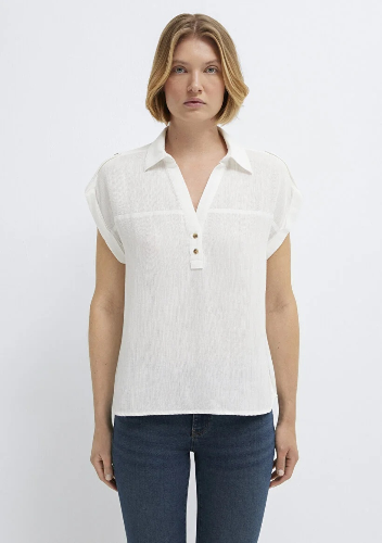 Resim Mavi Kadın Bluz M1211443-70057