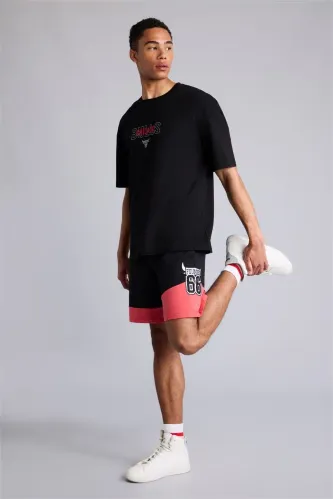 Resim Defacto Erkek T-shirt H3327AX/BK81