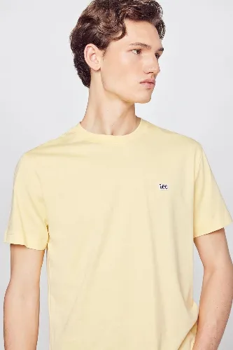 Resim Lee Erkek T-shirt L60UFQ818 Bisiklet Yaka