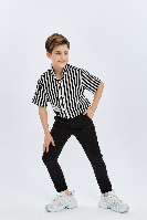 Resim Yenikoza Erkek Çocuk Kanvas Pantolon