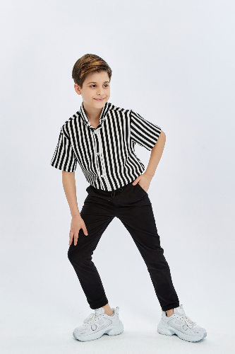 Resim Yenikoza Erkek Çocuk Kanvas Pantolon