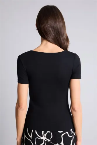 Resim Defacto Kadın T-Shirt H3873Ax/Bk81