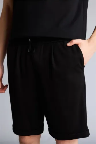 Resim Defacto Erkek Kot&Kanvas Şort A7341AX/BK27