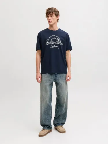 Resim Jack & Jones Jjedenver Graphıc Tee Ss O-Neck Sn Erkek T-shırt 12291213