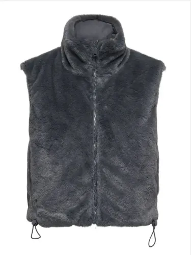 Resim Only Onldana Faux Fur Rev.Waıstcoat Otw Cc Kadın Mont 15348986