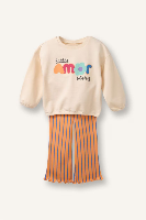 Resim Defacto Kız Bebek Sweat Takım H1974A5/ER105