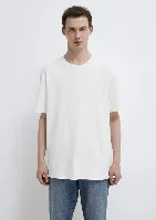 Resim Mavi Erkek T-shirt M0613102-80194