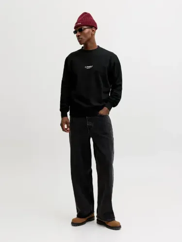 Resim Jack & Jones Jjesoho Sweat Crew Neck Noos Erkek Sweat 12278791