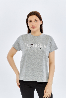 Resim Viole&More Kadın T-Shirt Yk21 California Baskılı