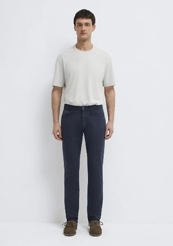 Resim Mavi Marcus Erkek Kanvas Pantolon M00351A2793