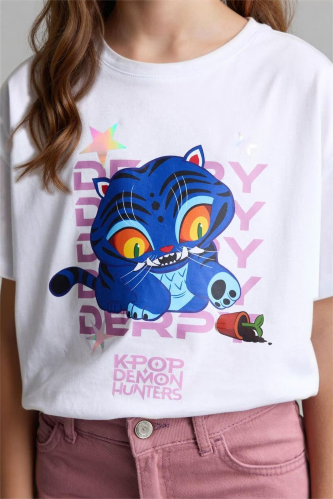 Resim Defacto Kız Çocuk T-shirt H5250A8/ER105