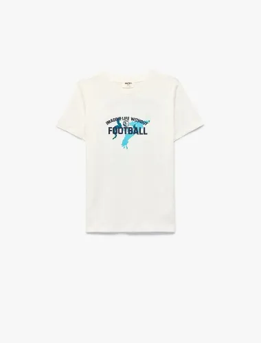 Resim Koton Erkek Çocuk T-shirt 6SKB10692TK