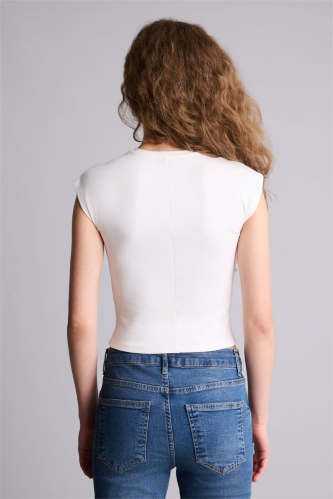 Resim Defacto Kadın T-shirt H1129AX/WT32