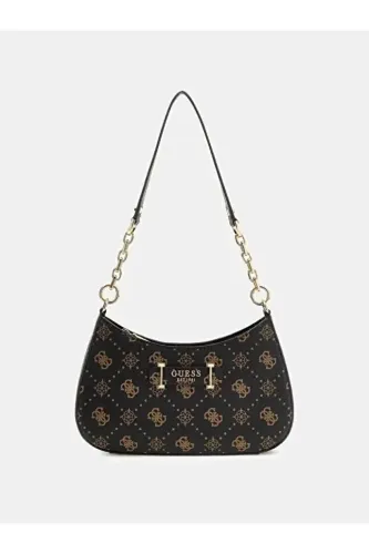 Resim HWGP9898180-ESL Carrıe Logo Top Zıp Shldr Bag Gues Kadın Çanta