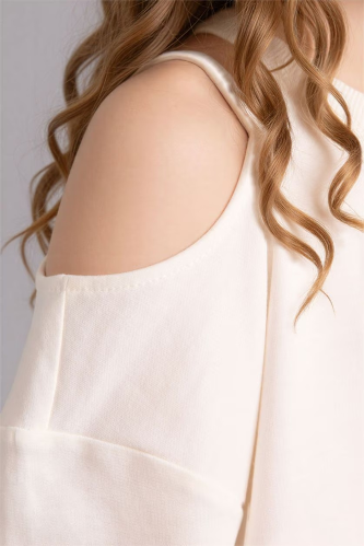 Resim Defacto Kız Çocuk T-shirt G8637A8/ER105