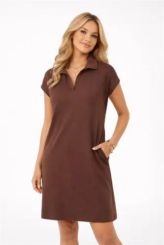 Resim Fashion Friends Kadın Polo Yaka Elbise 26Y0328K1