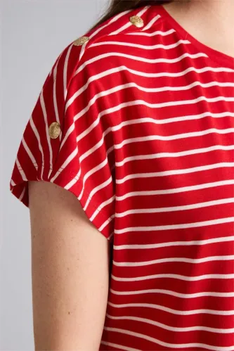 Resim Defacto Kadın T-shirt G3284AX/RD256