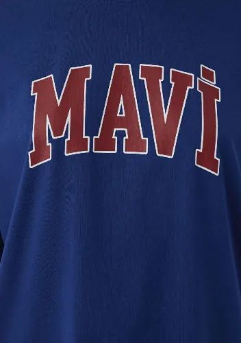 Resim Mavi Kadın T-shirt M1600843-70758
