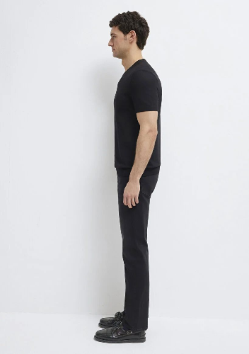 Resim Mavi Erkek Triko T-shirt M0710250-900