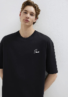 Resim Mavi Erkek T-shirt M0613179-900