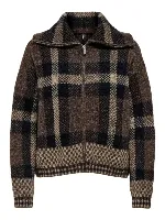 Resim Only Onlmaroon Ls Zıp Collar Cardıgan Knt Kadın Kazak 15358211
