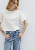 Resim Mavi Kadın T-shirt M1613984-70057