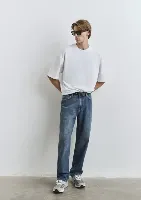 Resim Mavi Mitte Dusty Erkek Jean Pantolon M0010101-90629