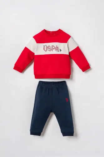Resim U.S. Polo Assn Bebek Erkek Bebek Sweat Takım USB3175