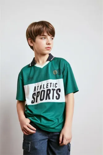 Resim Defacto Erkek Çocuk T-shirt H3042A8/GN115