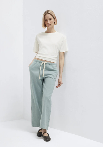 Resim Mavi Kadın Kanvas Pantolon M1011203-70113