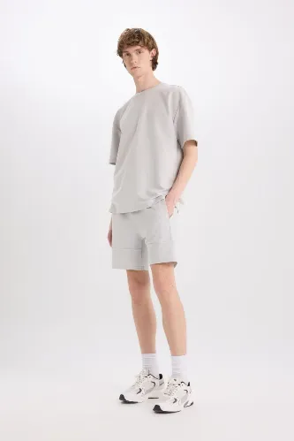 Resim Defacto Erkek Penye Şort B8674AX/GR184