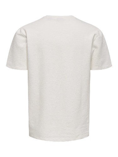 Resim 22028692 Only Sons Onskıan Lıfe Reg Seersucker Ss Tee Noos Erkek T-shirt