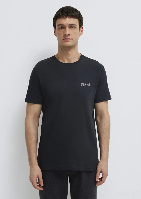 Resim Mavi Basıc Erkek T-Shirt M0610360-900