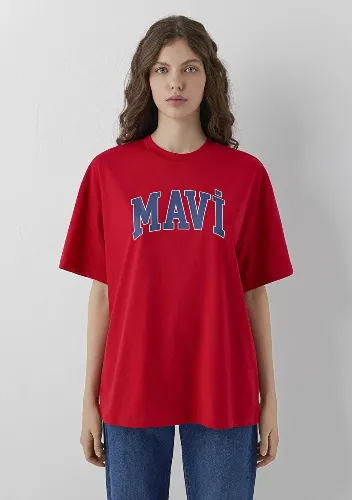 Resim Mavi Kadın T-shirt M1600843-86417