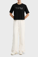 Resim Guess Athleisure  Kadın  T-shirt V6RI09I3Z14-JBLK Sophıe Cn Ss T-Shırt