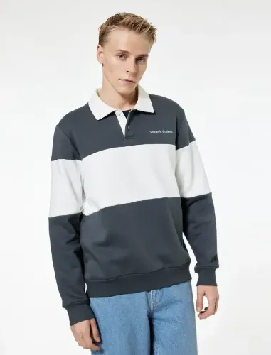Resim Koton Erkek Sweat 7WAM70026MK