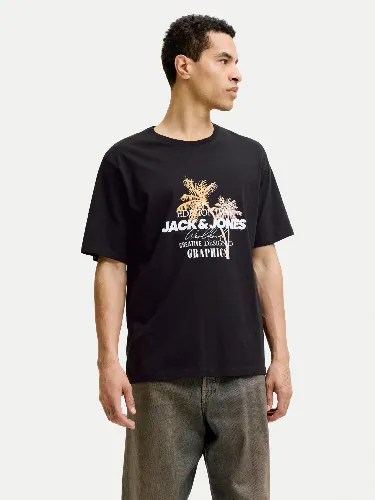 Resim Jack & Jones Jjgradıent Prınt Tee Ss Crew Neck Ln Erkek T-shırt 12288094